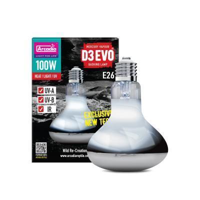 Arcadia D3 Evo Mercury Vapor Bulb - 100W