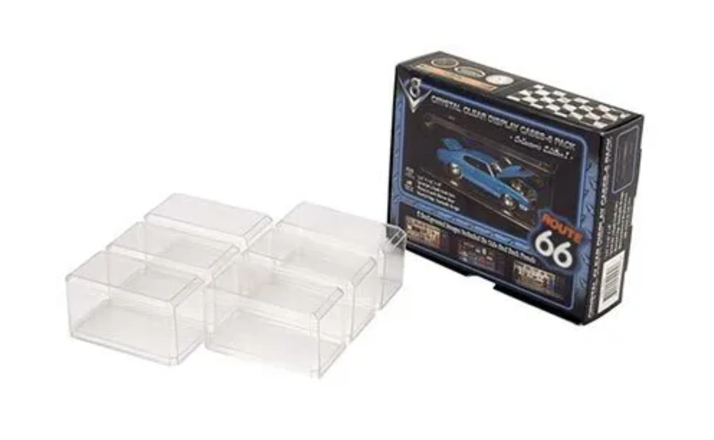 Crystal Clear Display Cases - Pack of 6
