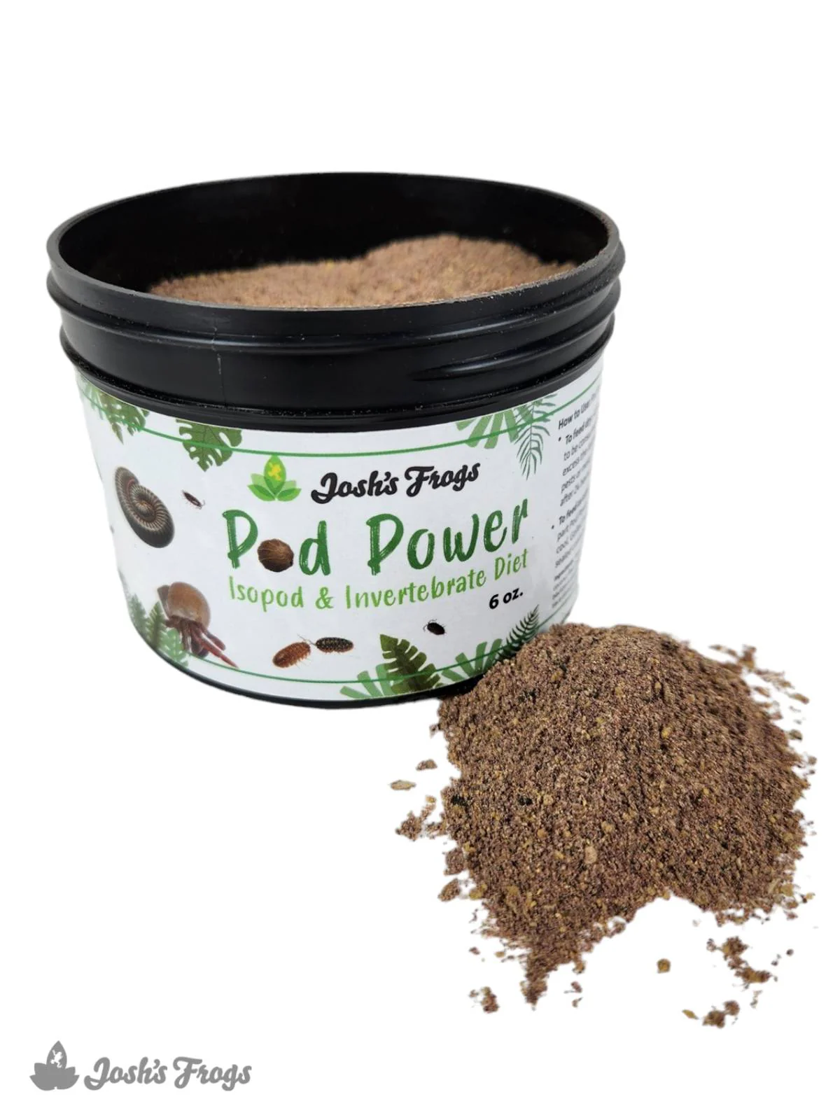 Josh's Frogs Pod Power Isopod and Invertebrate Diet 6 oz