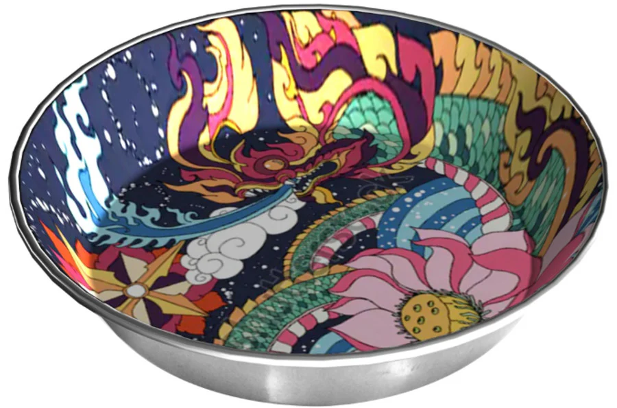 Komodo 'Various' Reptile Bowl - Image 4